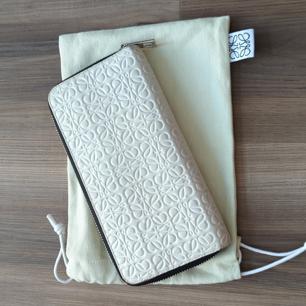 Loewe monogram long ziparound wallet